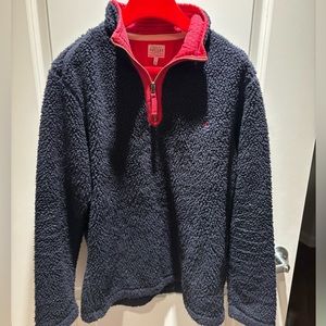 Joules Fleece Quarter Zip - Men’s M navy blue